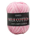 thumbnail image 1 of Pedty Soft Classic Multi Ombre Yarn By Loops & Threads - Yarn for Knitting Crochet Yarn 1Pc Chunky Colorful Hand Knitting Milk Cotton Knitting Crochet Blended Cotton A, 1 of 2