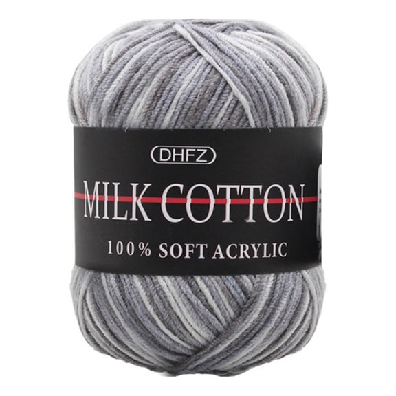 Pedty Soft Classic Multi Ombre Yarn By Loops & Threads - Yarn for Knitting Crochet Yarn 1Pc Chunky Colorful Hand Knitting Milk Cotton Knitting Crochet Blended Cotton G