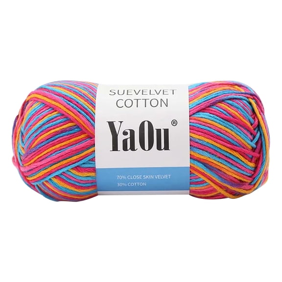 Pedty Soft Classic Multi Ombre Yarn By Loops & Threads - Yarn for Knitting Crochet Yarn Colorful Cotton Diy Wool Suede Children'S Sweater Coat Scarf Scarf Line