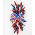 thumbnail image 1 of Pedty Spring Wreaths,Wreath for Front Door,4Th of July Independence Day Red White Blue Flower Wreath for Wall Window Party Wedding Decor Spring Summer Decoration for Front Door Home Decor (Blue), 1 of 8