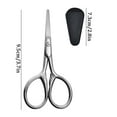 thumbnail image 1 of Pedty Trim Tool Clearance！Stainless Steel Beard Strap Beauty Supplies Scissors Makeup Scissors Eyebrow Scissors Nose Hair Scissors Eyelash Scissors Silver, 1 of 8