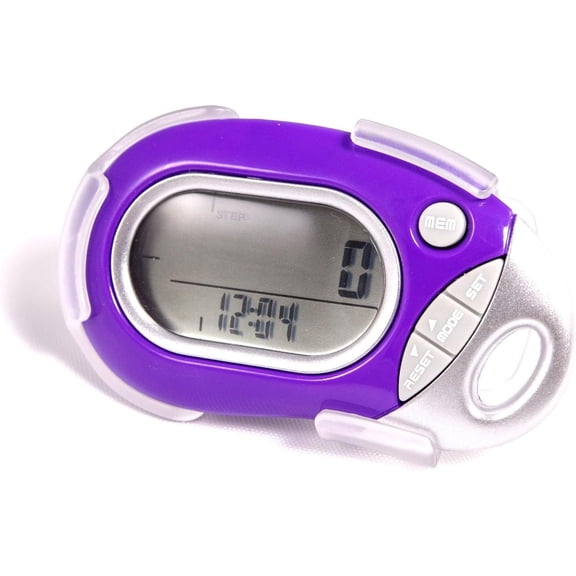 Pedua PE771 TriAxi MultiFunction Pot Pedometer (Purple with Holter/B...