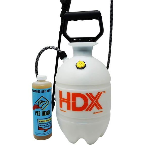 Pee Hero Starter Kit Urine Odor Eliminator- Yard Odor Eliminator - Removes Dog Urine Odor from Artificial Turf, Patio, Yard, Grass, Dog Kennel, Concrete, Rock, Porch, Porch Potty,