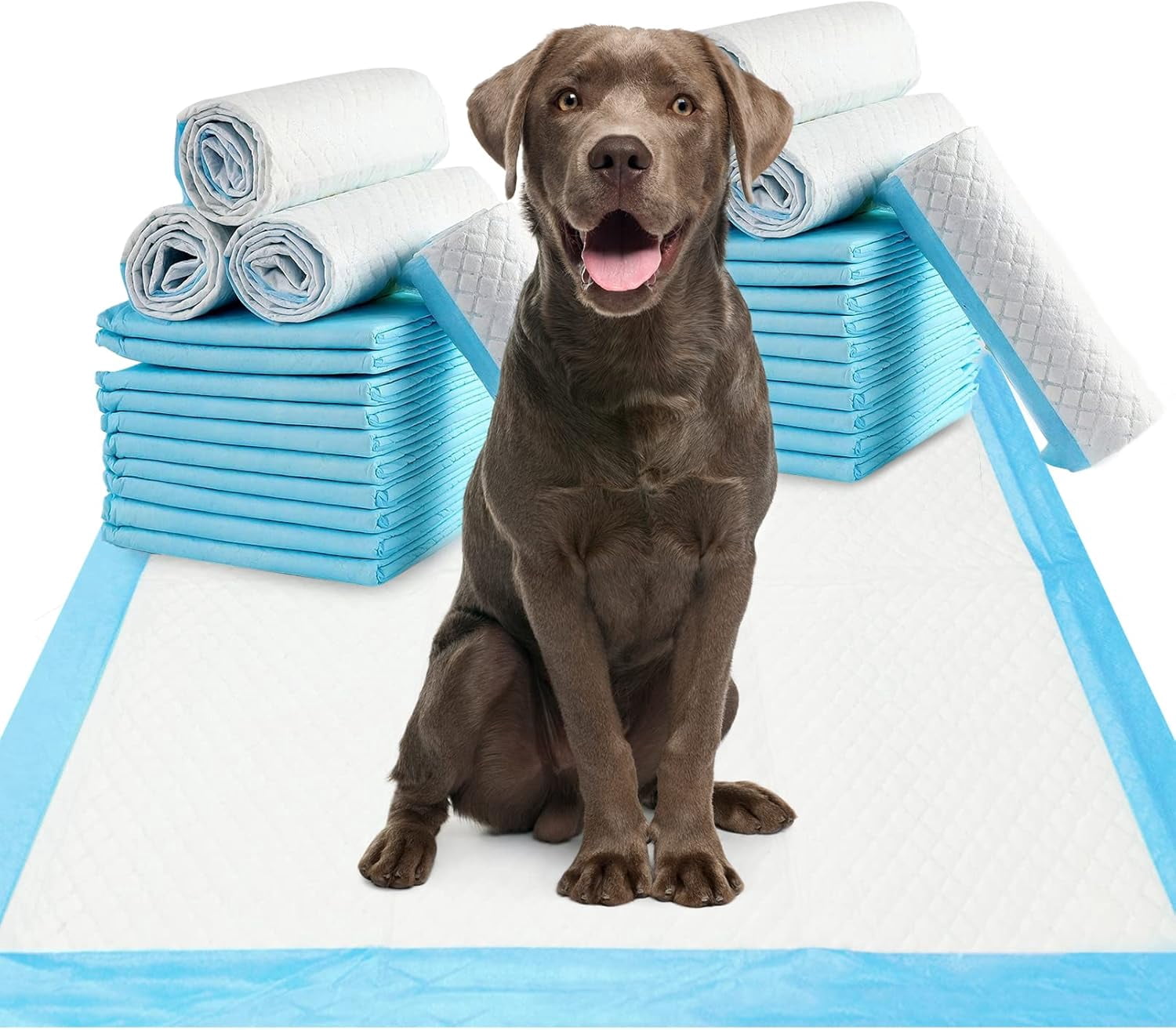 Pee Pads for Dogs, 24" x 36" 20 PCS Extra Large Disposable Puppy Pads Leak-Proof Super Absorbent Potty Training Pad with Quick-Dry Surface for Cats Kittens Dogs or Other House Training Pets