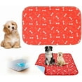 thumbnail image 1 of Pee Pads for Dogs, 2026 New Washable Puppy Pad with Pheromones,Non-Slip Base, Easy to Clean & Reusable (Red, L:35.4x31.5inch), 1 of 7