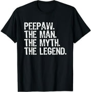 Pee-Paw The Man The Myth The Legend Peepaw Funny Cool T-Shirt