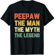 Pee-Paw The Man The Myth The Legend Peepaw Vintage Retro T-Shirt