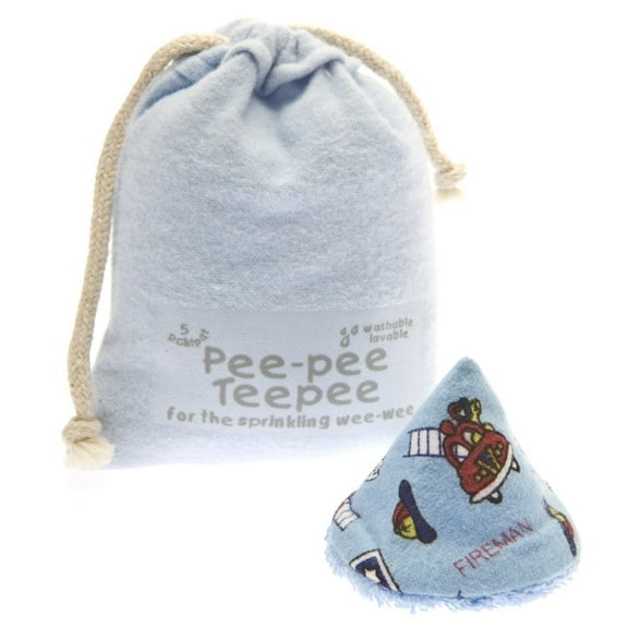 Pee-Pee Teepee Firedog Blue - Laundry Bag