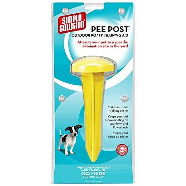 Pee Post Outdoor Potty Training Aid for Puppies & Adult Dogs by Bramton