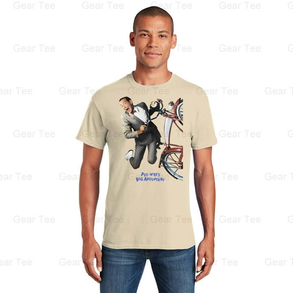 Pee Wee Herman, Big Adventure, Tim Burton, Movie, Comedy, Bike, Alamo, Large Marge T-Shirt Unisex, up to 5XL