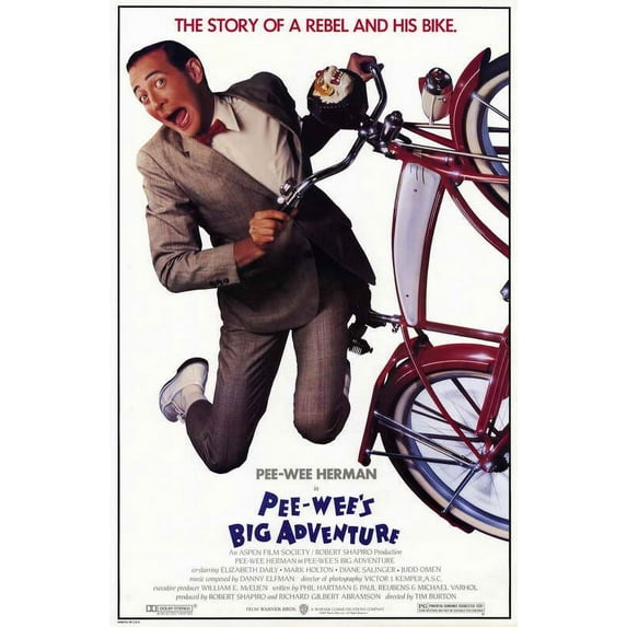 Pee wee's Big Adventure Movie POSTER 11" x 17" Style A