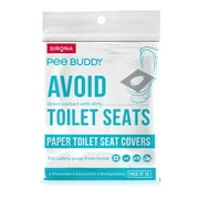 PeeBuddy Disposable Toilet Seat Cover to Avoid Direct Contact with Unhygienic Toilet Seats - 30 Seat Covers