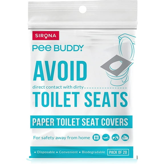 PeeBuddy Flushable Toilet Seat Cover - 20 Seat Covers