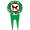 thumbnail image 1 of No Peeing/Pooping Be Respectful Dog Sign, Politely Reads Please Be Respectful: Protect Your Property! No Dog Poop and Pee Yard Sign Stop Dogs from Pooping On Your Lawn No Poo Sign(6x12in No Poo), 1 of 5