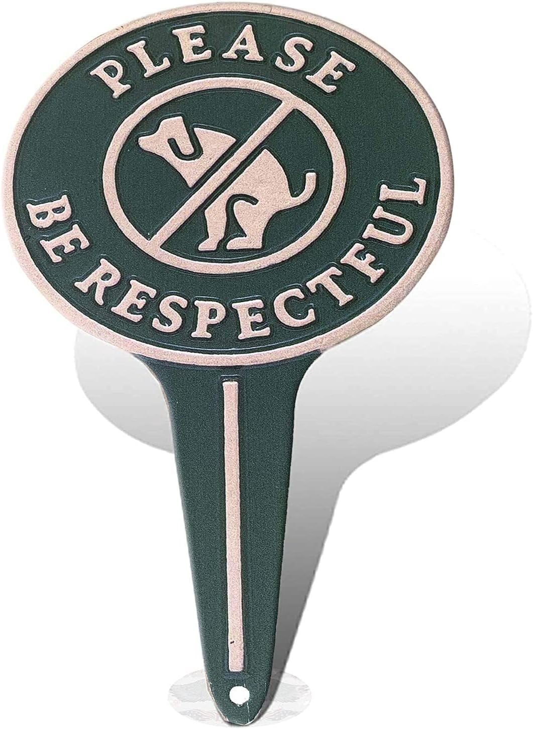 Lot de 2 panneaux réfléchissants en métal « No Peeing/Pooping Be Lot de 2 panneaux réfléchissants en métal « No Peeing/Pooping Be