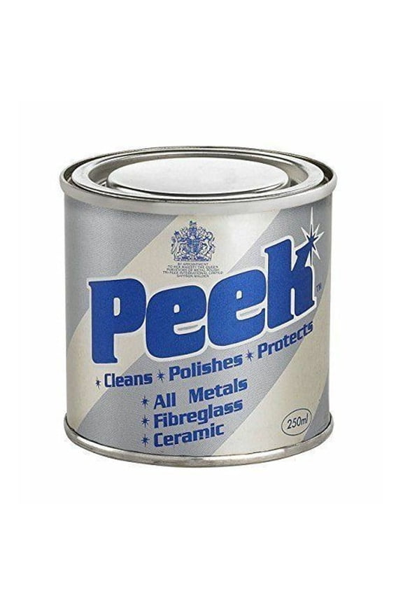 33700 Metal Polish Tin of Paste 250ML, Clean Polish & Protects All Surfaces