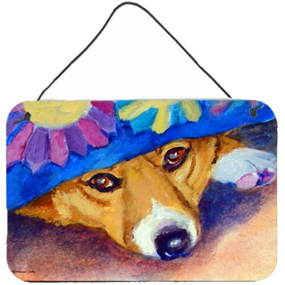 Peek-A-Boo Corgi Wall or Door Hanging Prints