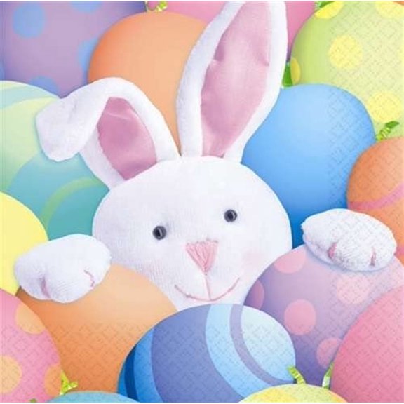 Peek A Boo Easter Bunny Paper Tablecover - 54"x102" (575032)