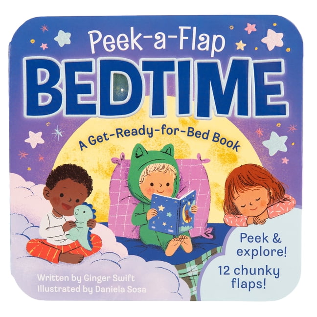 Peek-A-Flap Bedtime, (Board Book)
