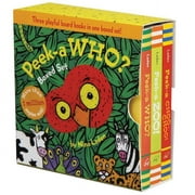 Peek-A-Who?: Peek-A Who? Boxed Set: (Children's Animal Books, Board Books for Kids) (Hardcover)