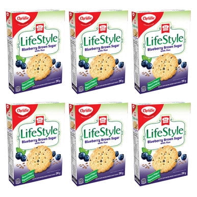 Peek Freans Blueberry Brown Sugar with Flax Lifestyle Selections Cookies, 290g/10oz, 6-Pack