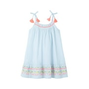 Peek Girl's Kids Stripe Lurex Cotton Dress, G12