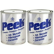 Peek Multi-Purpose Metal Polish Paste - 1000 ml 2 Pack - All Metal Cleaner