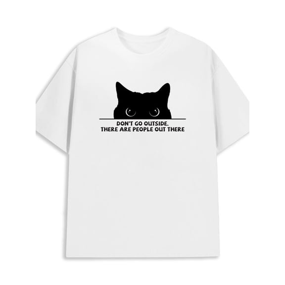 Peek-a-Boo Cat Tee 180G 100% Cotton 180G 100% Cotton mens design your own summer limited edition white Original Unisex Shirt Short Sleeve tshirts Funny Unisex Shirt Printed tshirts new years gifts