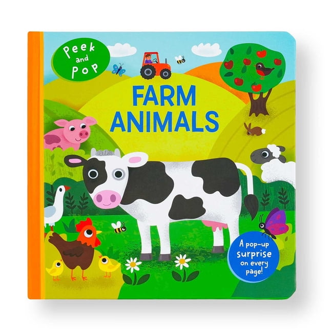 Peek and Pop: Farm Animals, (Board Book)