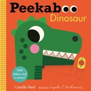 Peekaboo Dinosaur an Interactive Board Book for Babies and Toddlers with Mirror and Sliders to Push, Pull, or Turn. Cute Artwork Includes Friendly Dinosaurs of All Sizes.  Board Book