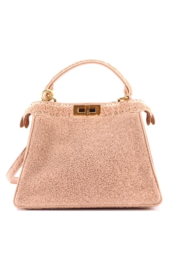 Peekaboo ISeeU Bag Shearling Medium By Rebag