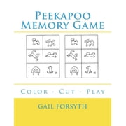 Peekapoo Memory Game Color - Cut - Play, Paperback
