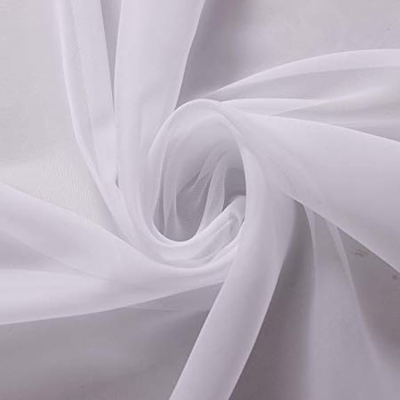 Peekdee 10 Meter Net Fabric Material With White Color Apparel Fashion Stitching Cloth For Dress and Home Craft Décor