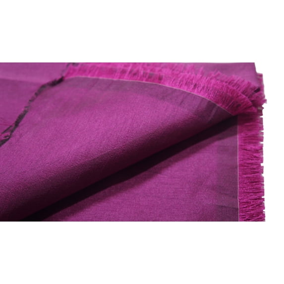Peekdee Dupion Silk Readymade Solid Purple Fabric For Fashion Design Stitching 2 Meter Material Multiple Use Includes Dress And Home Décor