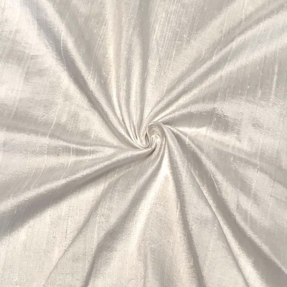 Peekdee Dupion Silk Readymade Solid Silver Fabric For Fashion Design Stitching 5 Meter Material Multiple Use Includes Dress And Home Décor