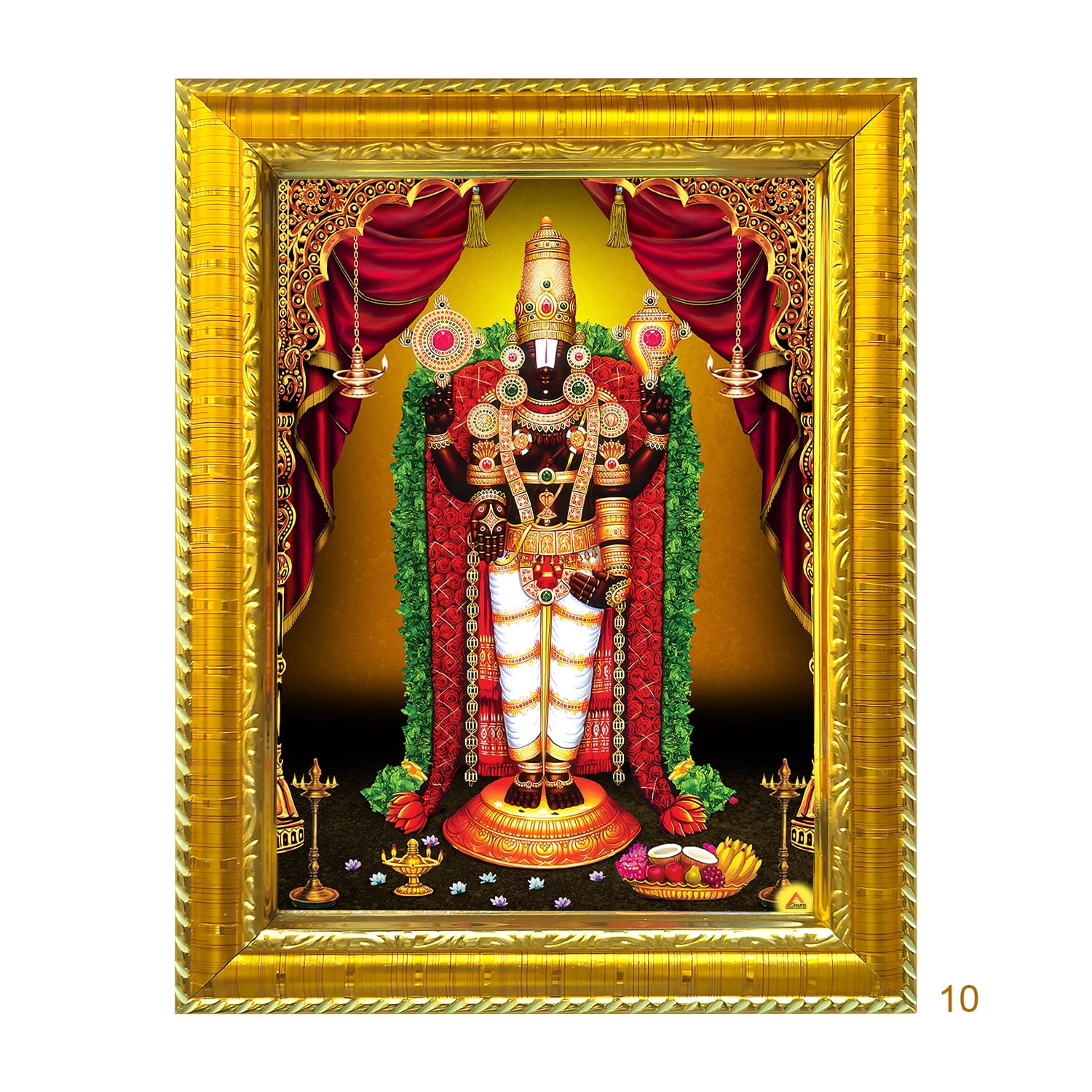 Peekdee Lord Venkateswara Table top Photo Frame Beautiful Religious ...