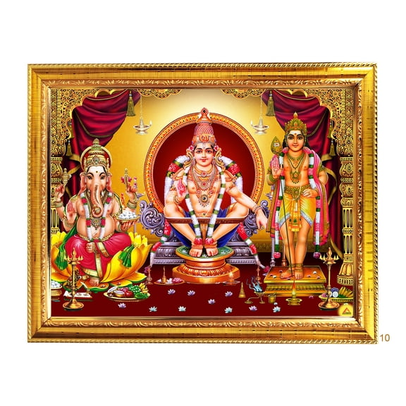 Peekdee Murugan Kartikeya Subramanya Hindu Religious Photo Frame With Photo 22 x 28 cm