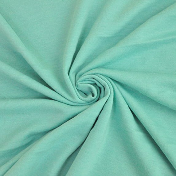 Peekdee Rayon 10 Meter Fabric Material Sea Green Color Solid Apparel For Fashion Design Stitching And Pillow Cover