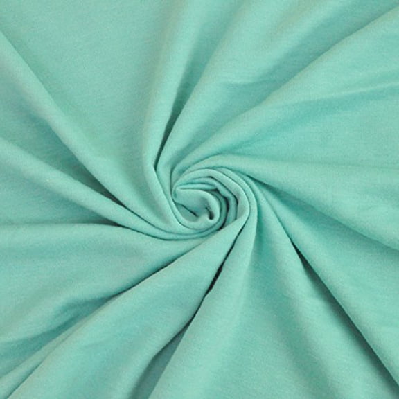 Peekdee Rayon 5 Meter Fabric Material Sea Green Color Solid Apparel For Fashion Design Stitching And Pillow Cover