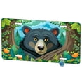 thumbnail image 1 of Peeking Black Bear Metal Novelty License Plate, 1 of 7