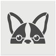 thumbnail image 1 of Peeking Boston Terrier Dog DIY Cookie Wall Craft Stencil - 3.5 Inch, 1 of 5