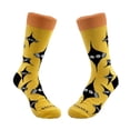 thumbnail image 1 of Peeking Eyes Socks from the Socks Panda Size and Color: Small Yellow, 1 of 1