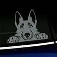 thumbnail image 1 of Peeking German Shepherd - Vinyl Car Decal - Choose Color - [GRAY], 1 of 1