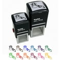 thumbnail image 1 of Peeking Giraffe Self-Inking Rubber Stamp Ink Stamper - Black Ink - Small 1 Inch, 1 of 7
