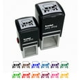 thumbnail image 1 of Peeking Leprechaun Saint Patrick's Day Self-Inking Rubber Stamp Ink Stamper - Orange Ink - Small 1 Inch, 1 of 7