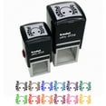 thumbnail image 1 of Peeking Octopus Self-Inking Rubber Stamp Ink Stamper - Black Ink - Small 1 Inch, 1 of 7