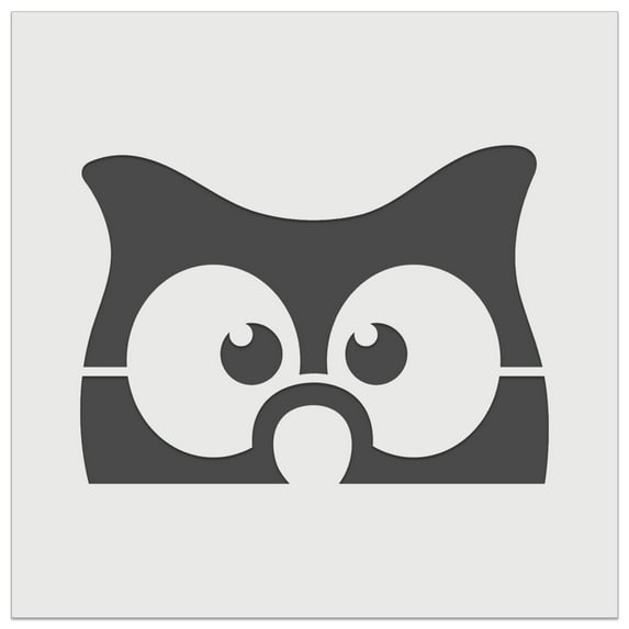 Peeking Owl DIY Cookie Wall Craft Stencil - 9.0 Inch