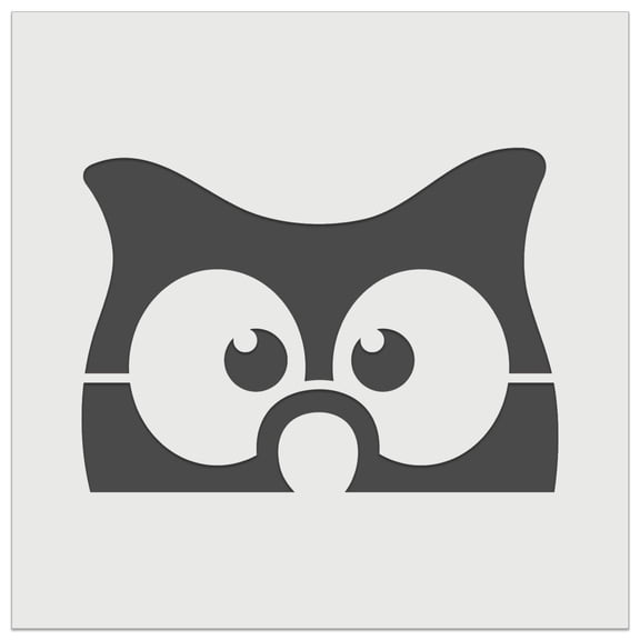 Peeking Owl DIY Cookie Wall Craft Stencil - 9.0 Inch