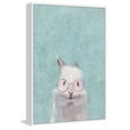 thumbnail image 1 of Peeking Pinky Floater Framed Painting Print on Canvas, 1 of 6