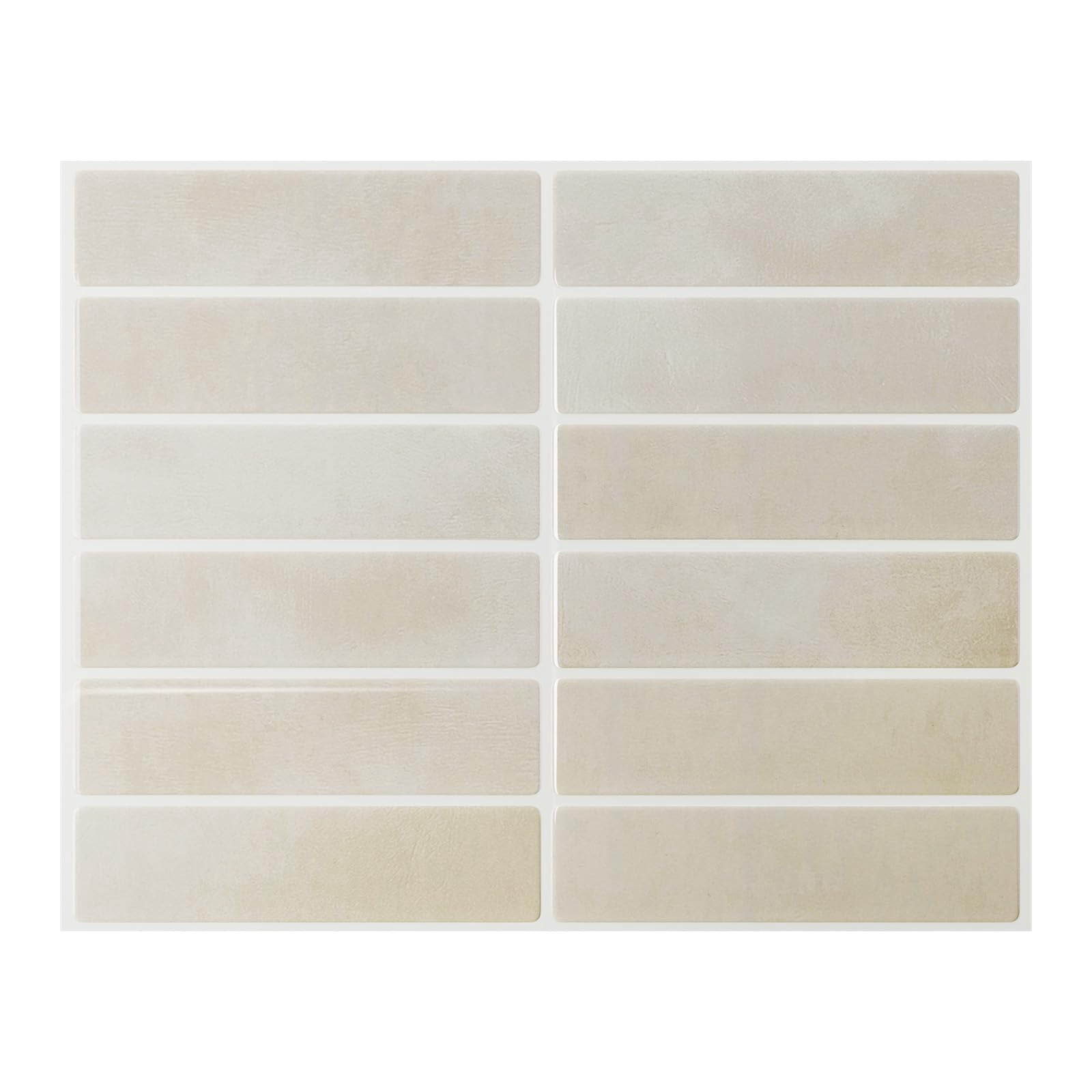 Peel And Stick Backsplash 10-sheets Of 11.42'' X 9'' Self-adhesive 3d Wall Tile For Kitchen  Bathroom